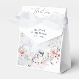 Wintervlokken Sneeuw in liefde bruids- Dank je Bedankdoosjes