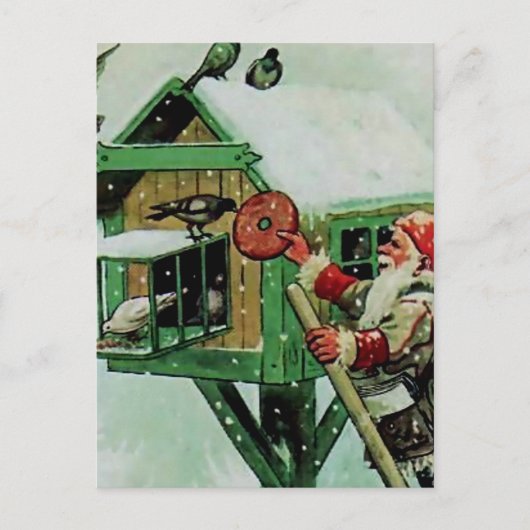 “Wintervoeders” van Jenny Nystrom Briefkaart (Voorkant)