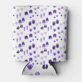 Wintervoetafdrukken Blikjeskoeler (Voorkant)