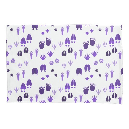 Wintervoetafdrukken Kussensloop (Voorkant)