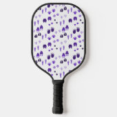 Wintervoetafdrukken Pickleball Paddle (Achterkant)