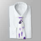 Wintervoetafdrukken Stropdas (Gebonden)