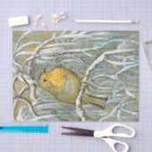  wintervogel Antiek Tissuepapier (Craft)