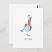 Wintervogel Briefkaart (Voorkant / Achterkant)