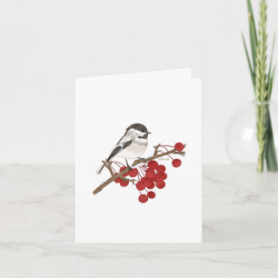 Wintervogel - Christelijke notitiekaarten