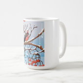 wintervogel koffiemok (Voorkant rechts)