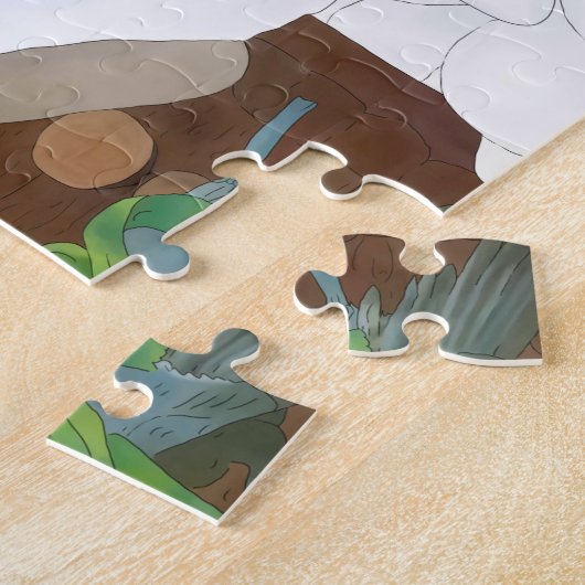 Wintervogel Legpuzzel (Zijkant)