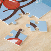 wintervogel legpuzzel (Zijkant)