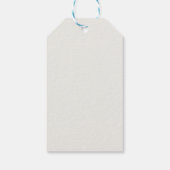 Wintervogel met Santa's pet Cadeaulabel (Achterkant)