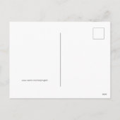 Wintervogel op de sneeuwkerstkaart feestdagenkaart (Achterkant)