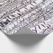  wintervogelbos cadeaupapier (Hoek)