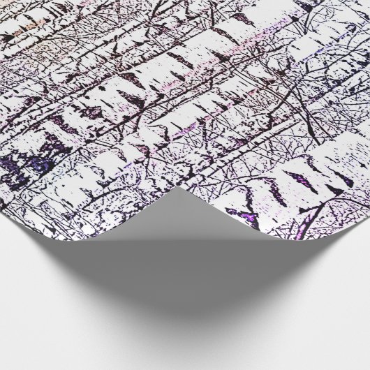  wintervogelbos cadeaupapier (Hoek)