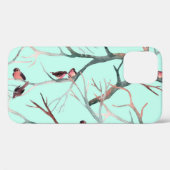 Wintervogels boomtakken Waterverf Case-Mate iPhone Case (Achterkant (horizontaal))