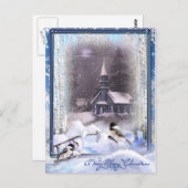 Wintervogels Briefkaart (Voorkant / Achterkant)