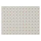 Wintervogels en dennentakken patroon tafelkleed (Voorkant (Horizontaal))