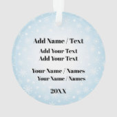 Wintervogels - Finch Ornament (achterkant)