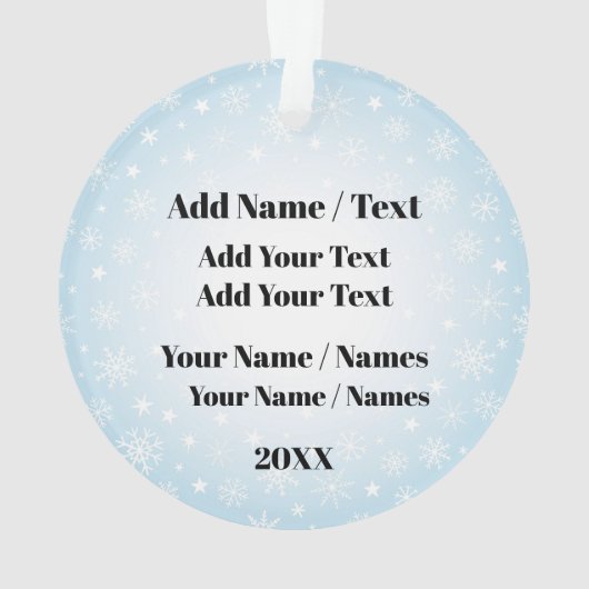 Wintervogels - Finch Ornament (achterkant)