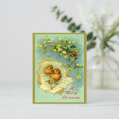 wintervogels kerst Briefkaart (Staand voorkant)