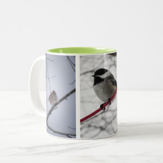 Wintervogels Mok (Voorkant links)