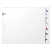 Wintervogels: notitieblok papier (Voorkant)