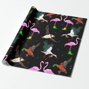 Wintervogels Patroon Cadeaupapier