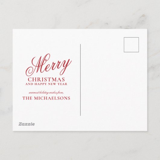 Wintervogels - Warmgewas Feestdagenkaart (Achterkant)