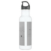 Wintervogels Waterfles (Achterkant)