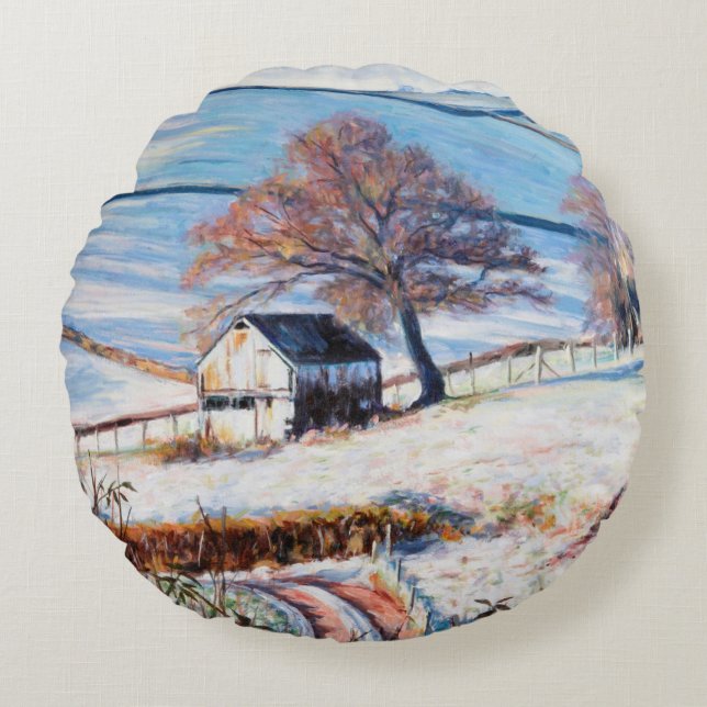 Wintervorst 2009 rond kussen (Voorkant)