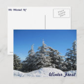 Wintervorst Briefkaart (Voorkant / Achterkant)