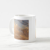 Wintervorst op glas koffiemok (Voorkant links)