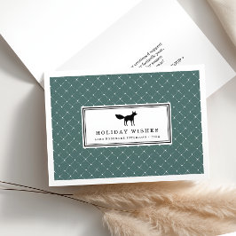 Wintervos| Bedrijfsfeestdag Feestdagen Kaart