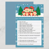 Wintervos hoe goed ken je baby shower? (Voorkant / Achterkant)