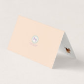 Wintervos met sjaal kaart (Achterkant)