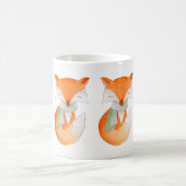 Wintervos verpakt kunst mok (Center)