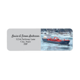 Wintervrachtschip Algoterra Great Lakes Adres Etiket