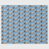 Wintervrachtschip Manitoulin Great Lakes Ship Cadeaupapier (Vlak)