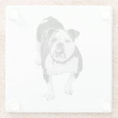 Wintervriend, Bulldog Onderzetter (Achterkant)