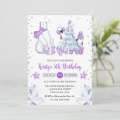 Wintervrienden IJsbeer & Pinguïns Kinderverjaardag Kaart (Staand voorkant)