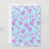 Wintervrienden IJsbeer & Pinguïns Kinderverjaardag Kaart (Achterkant)