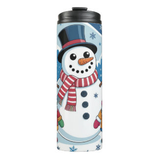 Wintervrienden in Wonderland Thermosbeker