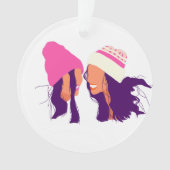 Wintervrienden • Kerst Acryl Ornament (voorkant)