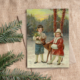 Wintervrienden Vintage kerst