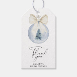 Wintervrijgezellenfeest dank u label cadeaulabel