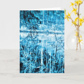 Winterwandeling in de Bossen Infrarood Fotografie Kaart (Gele Bloem)