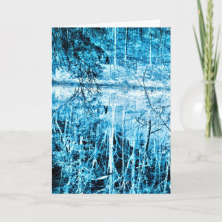 Winterwandeling in de Bossen Infrarood Fotografie  Kaart