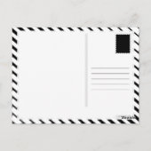 winterwandeling in het park briefkaart (Achterkant)