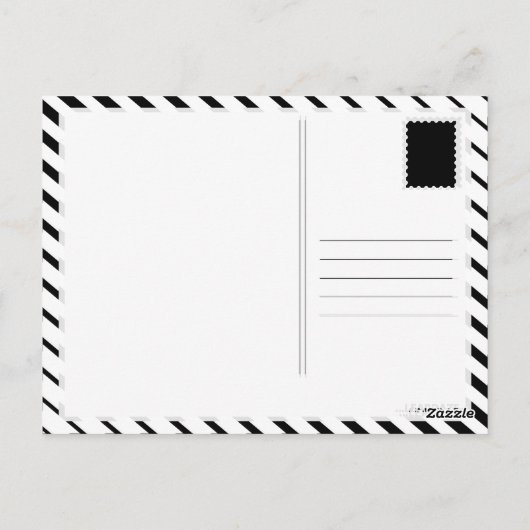 winterwandeling in het park briefkaart (Achterkant)