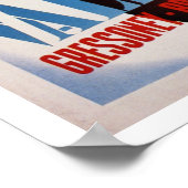  winterwandeling Italiaanse Alpen Poster (Hoek)