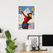  winterwandeling Italiaanse Alpen Poster (Thuiskantoor)