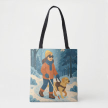 Winterwandeling met gids Hond Illustratie